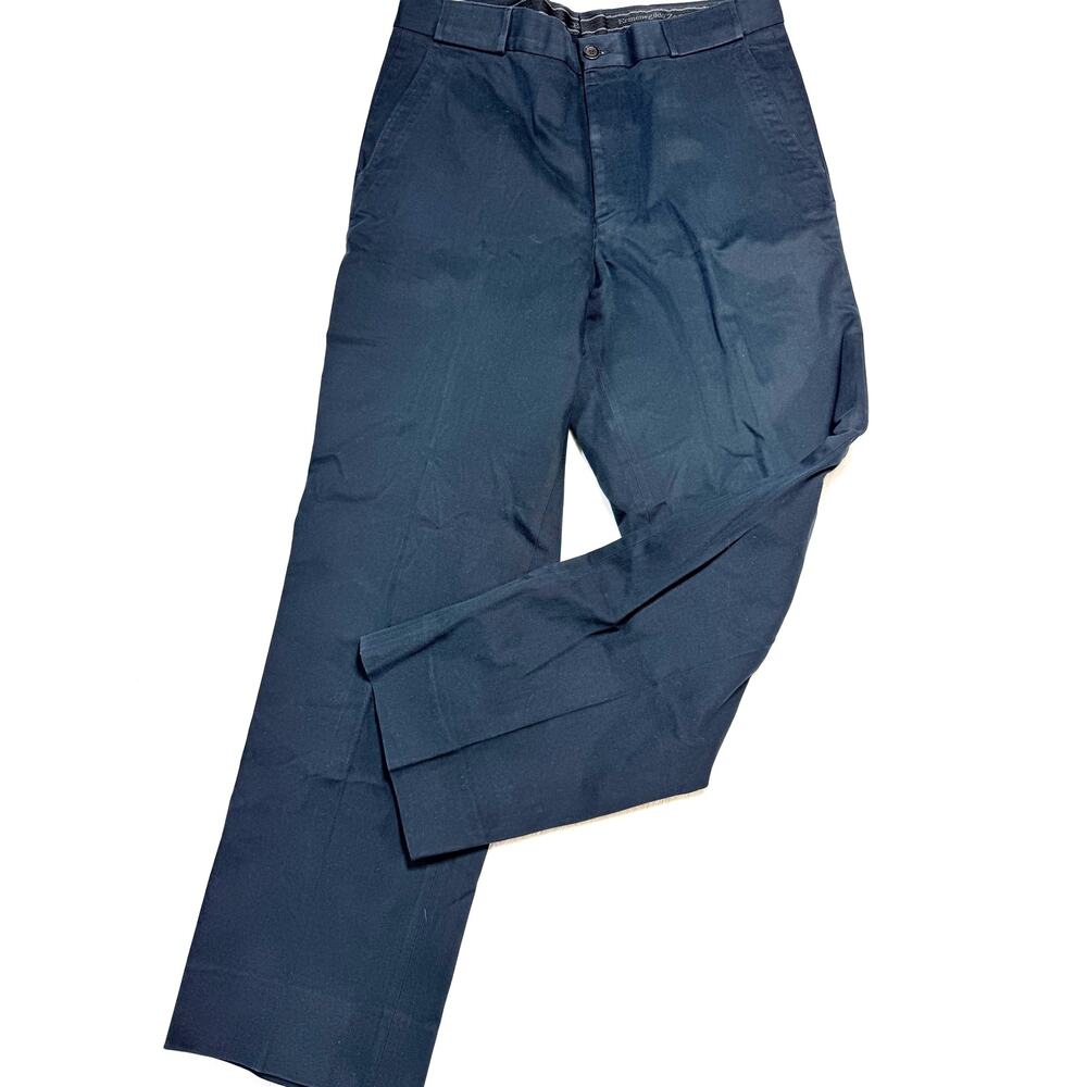 Ermenegildo Zegna Stretch Cotton Chino Trousers Old Money Italian Pants Sz 34
